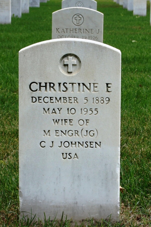 Christine E. Effertz Johnson Gravestone