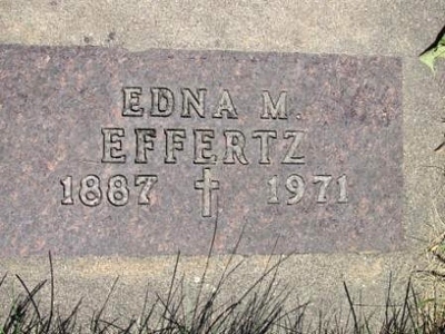 Edna Marie Hanson Effertz Gravestone - source: Mary - Find a Grave