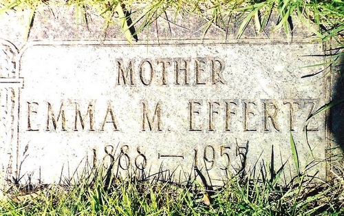 Emma Olson Effertz Gravestone
