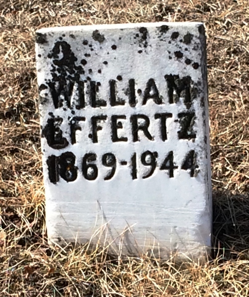 William John Effertz Gravestone